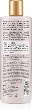 Argan+ Calm & Soothe Bath Foam, Rose Otto Oil Vegan Bubble Bath, 400ml