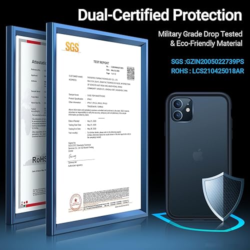 Miniatura 3 de TORRAS Guardian - Funda para iPhone 11, a prueba de golpes, color negro y azul