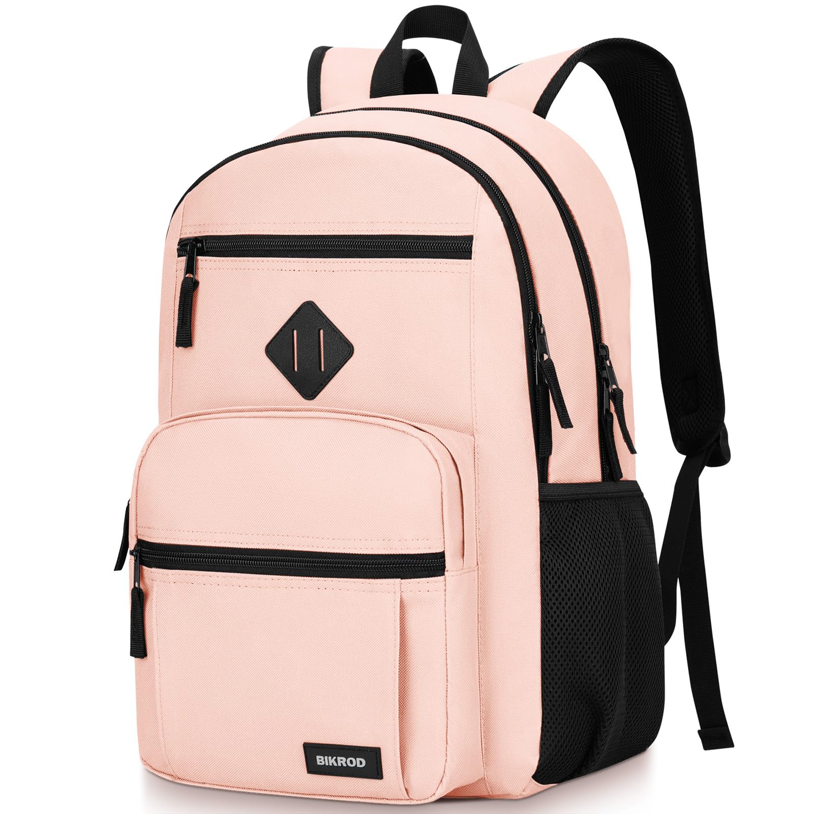 BIKROD Backpack for Girls Women, School Backpack for Teen Boys, Lightweight Casual High School Bookbag, Daily-use Travel Laptop Backpack Fits 15.6