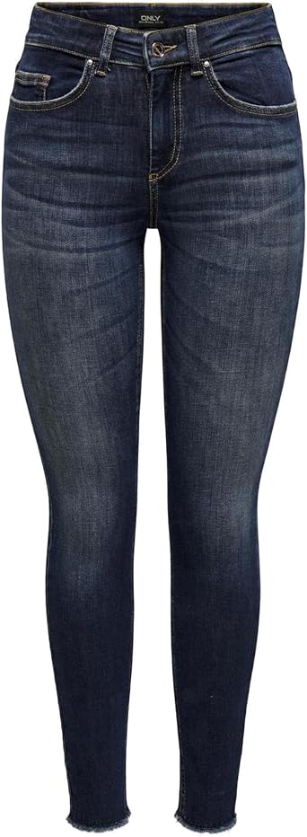 ONLBLUSH Kadın Orta Bel Skinny Fit Jean