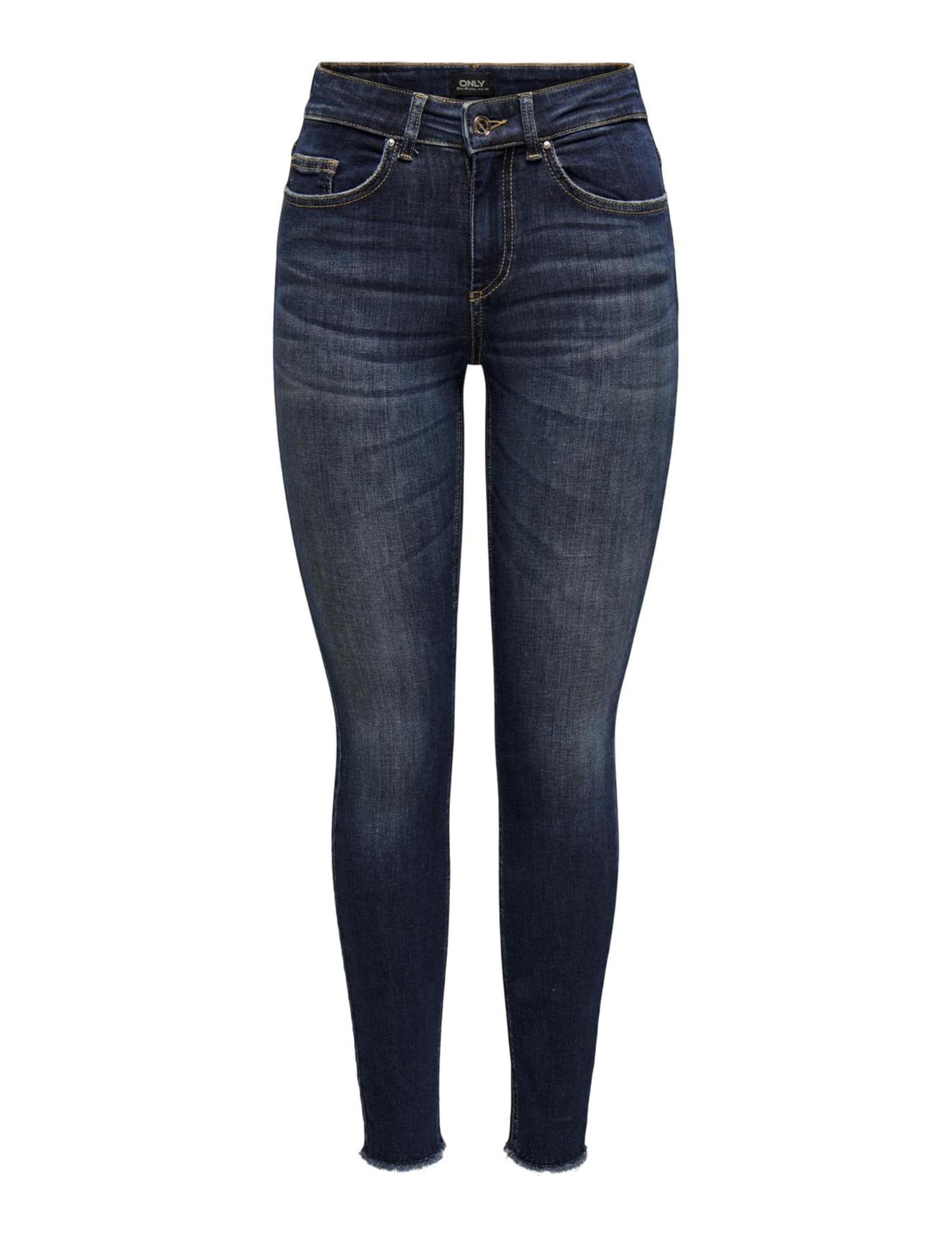 ONLY Female Skinny Jeans ONLBLUSH Medium Waist Skinny Fit Jeans, Dark Denim Blue, S / 32L