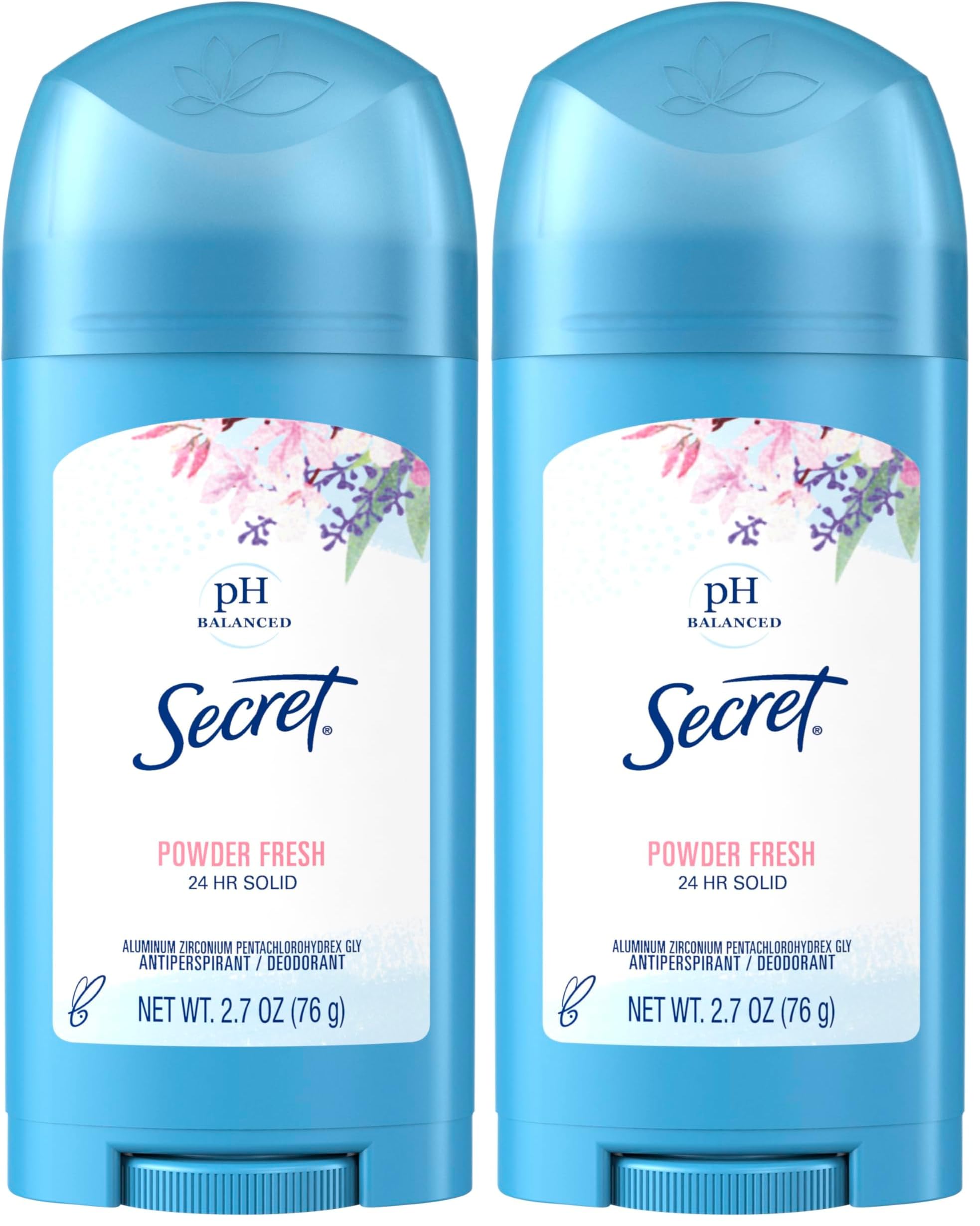 Secret Original Fresh 2.7 oz Powder Body Deodorant for Women (Pack of 2)