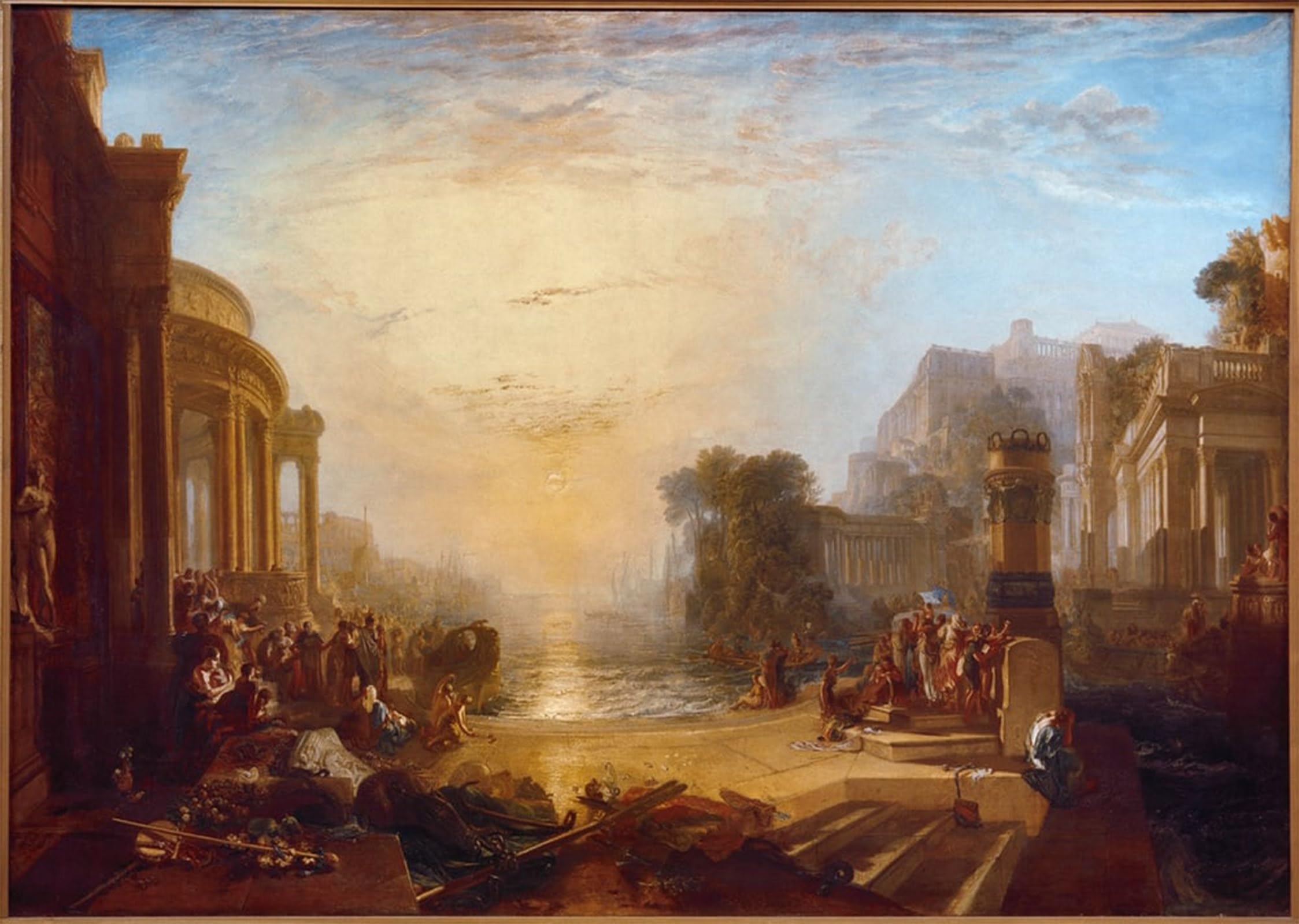 POSTERIIk Famous Print Pop Art Wall Art Graffiti the Decline of the Carthaginian Empire by Mallord William Turner Art Prints for Home Decor 60x90cm