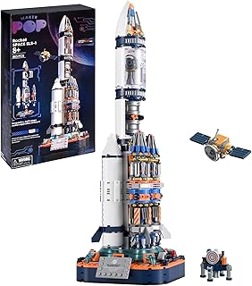 Sillbird Ideas Weltraumrakete Bauspielzeug, Modellbausatz für Teenager und Erwachsene, Kreatives Kinder ab 8+ Jahren (863 ...