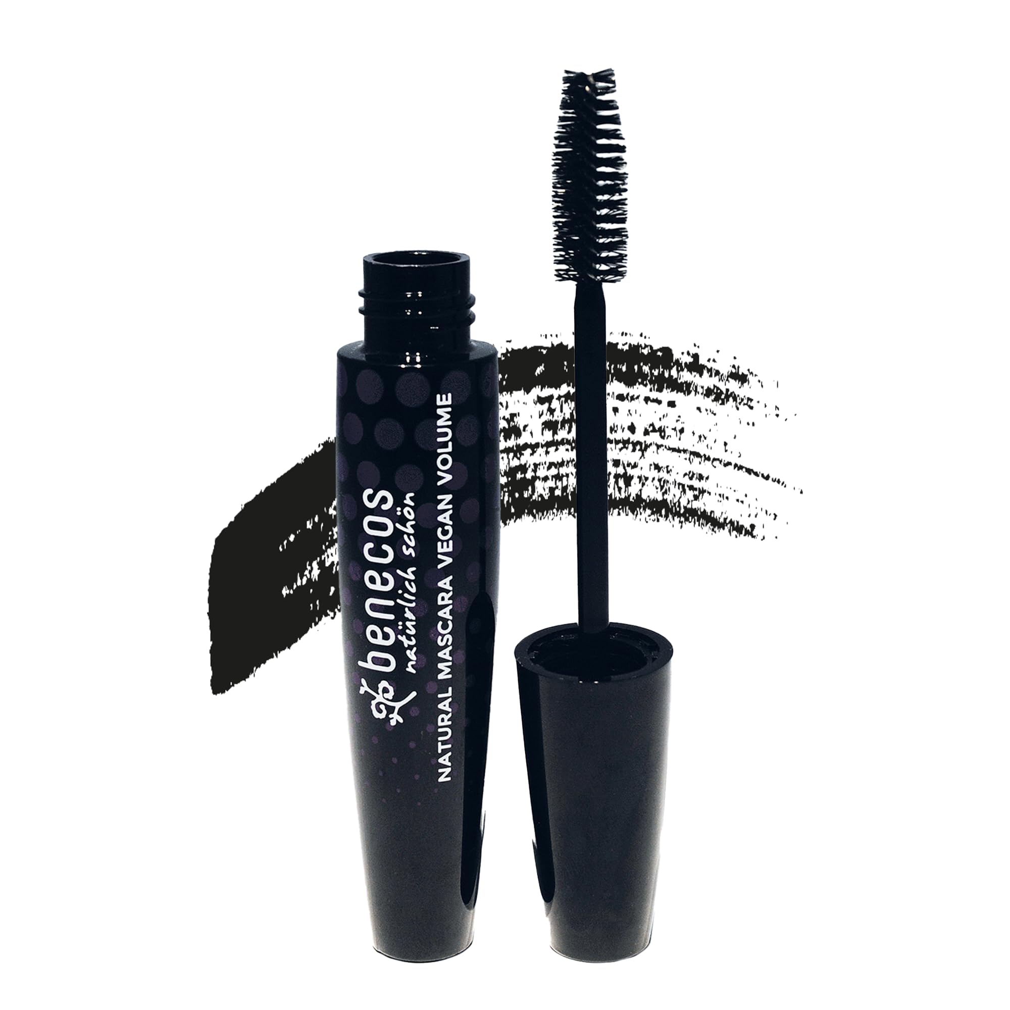 Benecos Mascara Vegan Volume magic black - Wimperntusche für Dichte & Schwung - mild formulierte Naturkosmetik mit Bio-Avocadoöl & Vitamin E - schwarz - 10ml