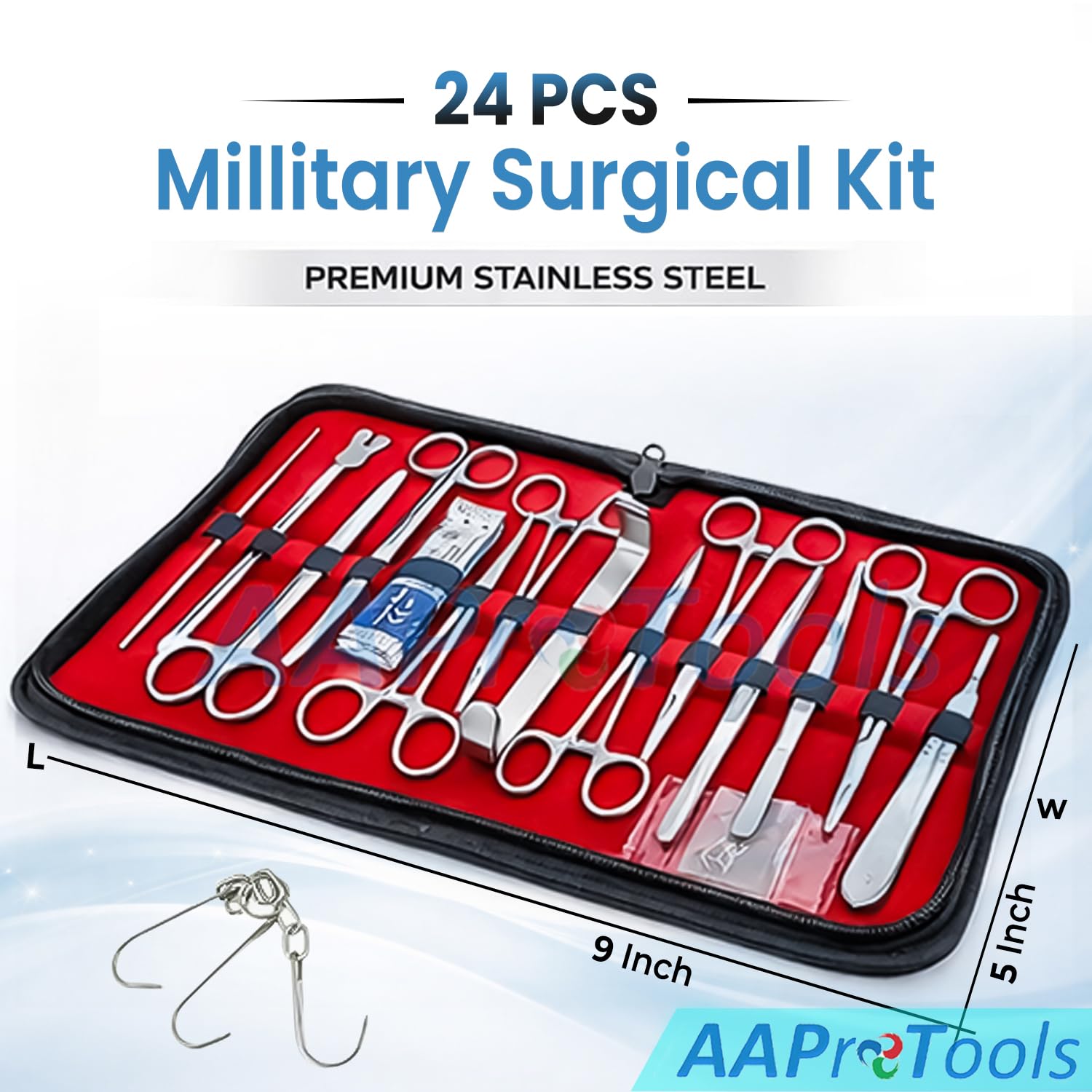 24 PIECES US MILITARY FIELD STYLE INSTRUMENT KIT A+ QUALITY — Amazon image 4