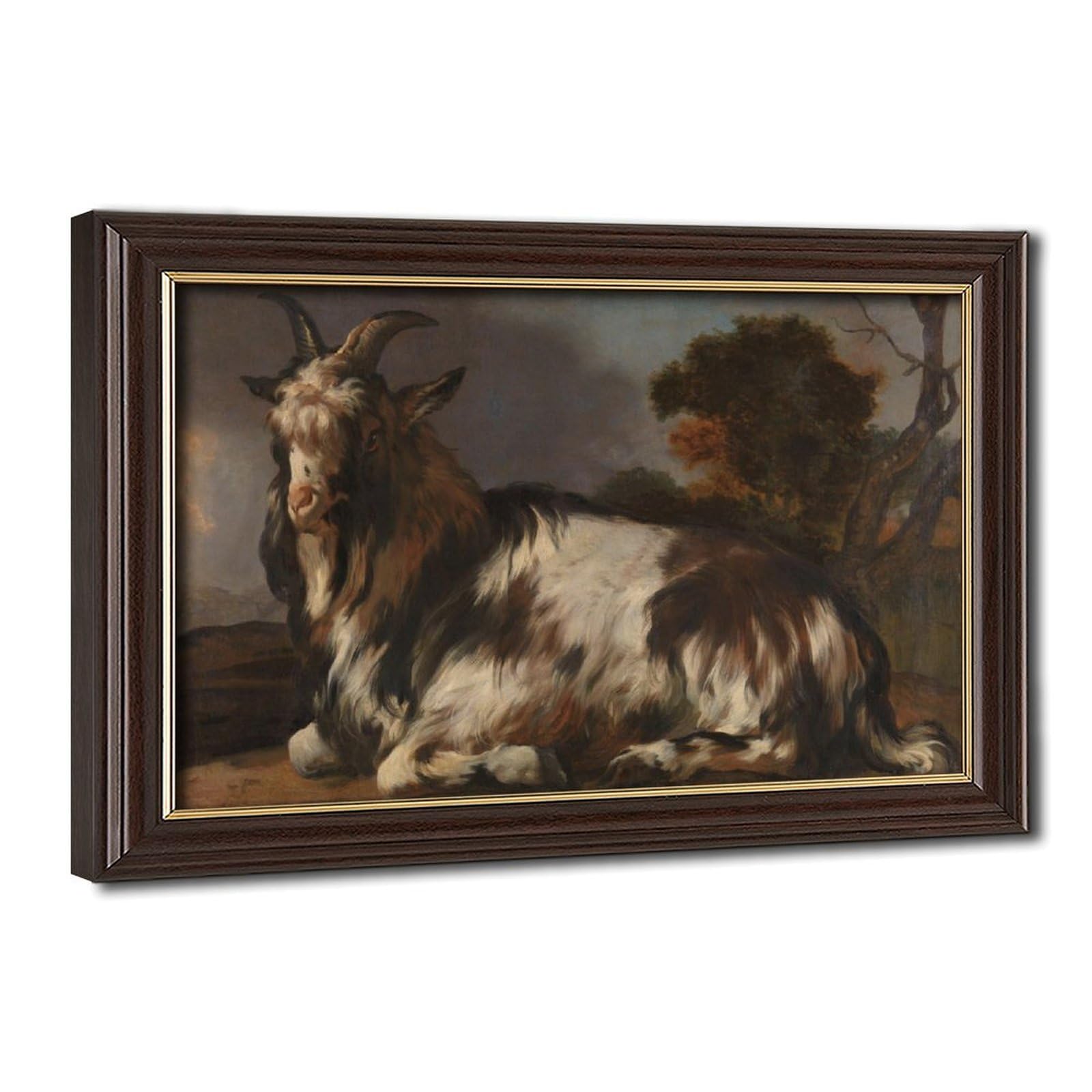 Impression sur toile Paysage avec chèvre Weenix pour déco de bureau 20x30 cm - 8