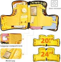 Amazon | AO WEI LA 21インチ 幼児用ライドオンスーツケース ハード