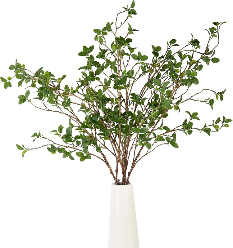 Faux Greenery Branches 41in, 6 Stems — $32