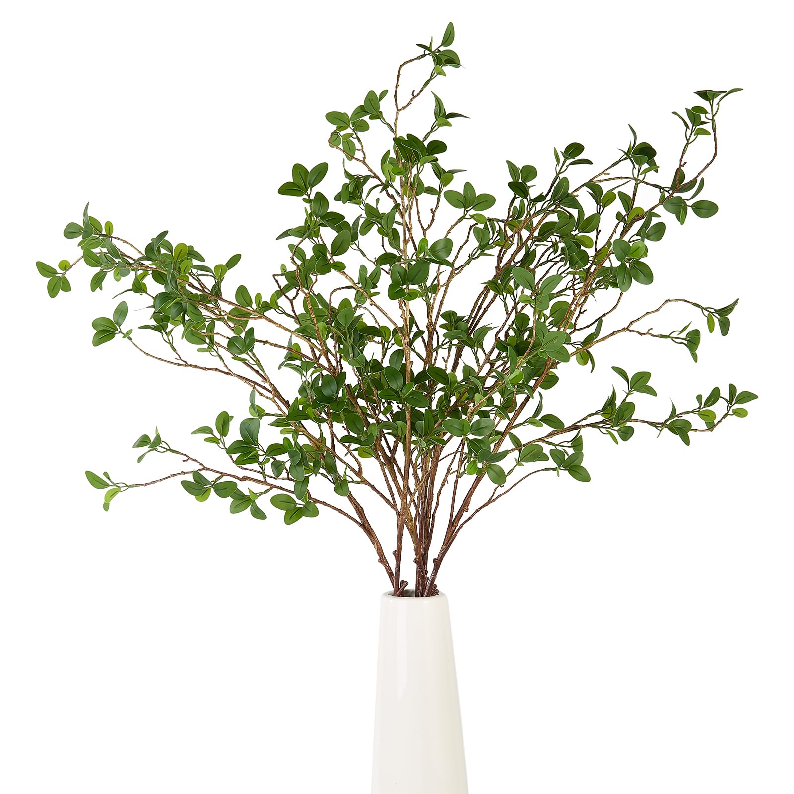 Photo 1 of OBDXZHC 6pcs 41.3inch Greenery Stems Artificial Branches for Vases Olive, Spring Green Long Stem Fake Plants Indoor Branches for Garden Office Home Desk Decoration