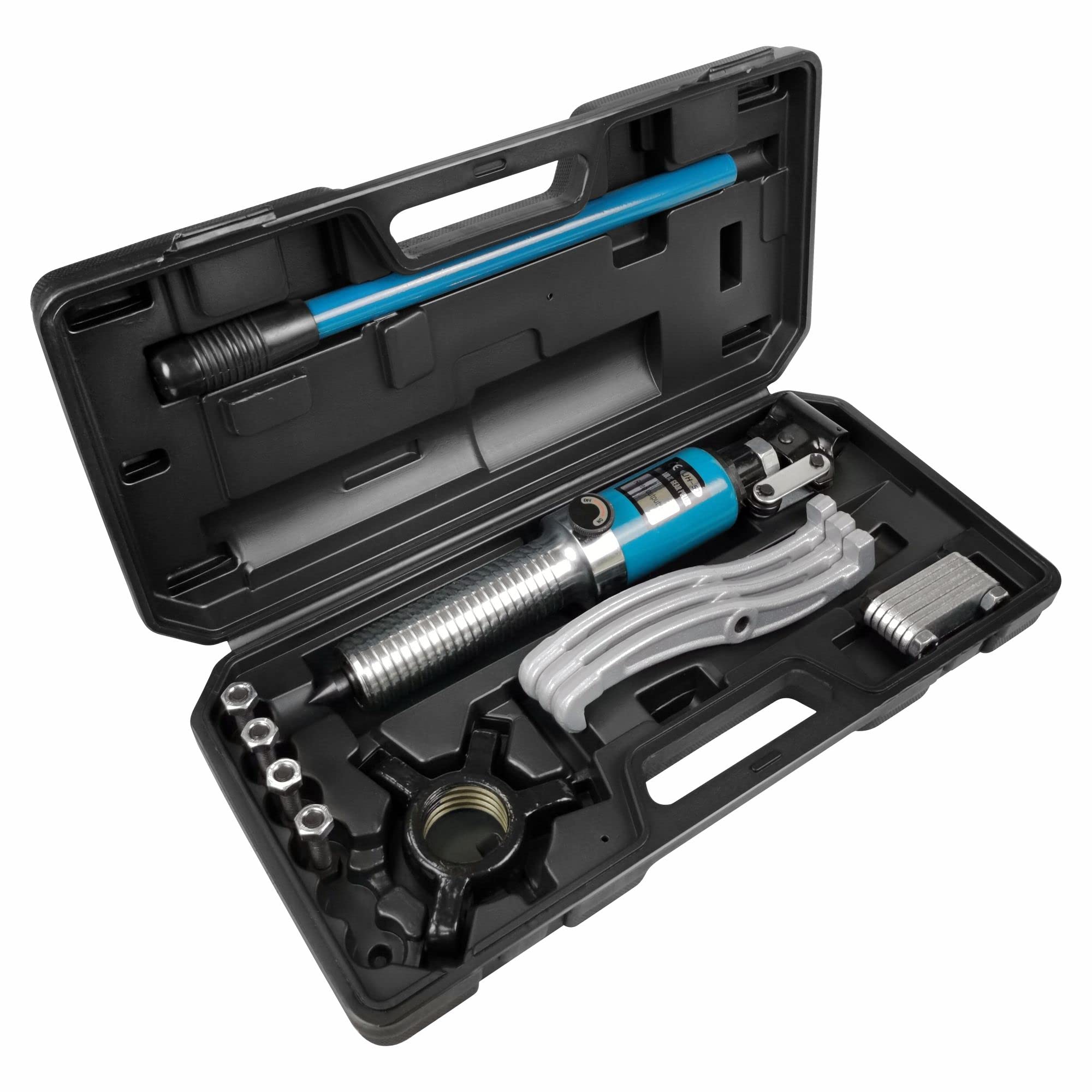 AMZCNC - Estrattore idraulico integrale 5T, kit per estrattore a trazione idraulica, adatto per mozzi/flange/pignoni/cuscinetti (5 tonnellate di forza di trazione)