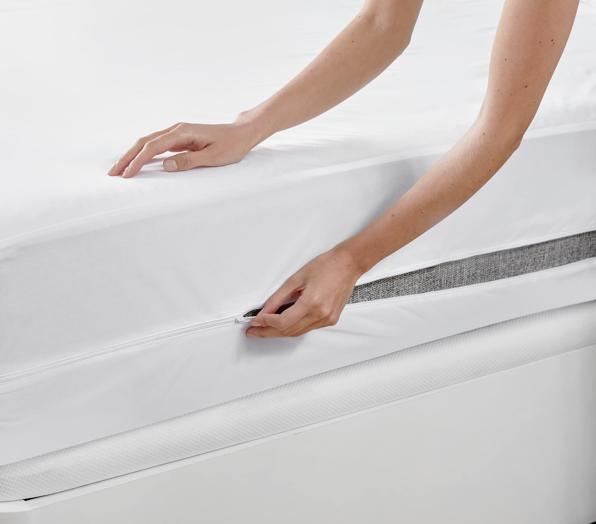 PIKOLIN â€“ wasserdichte Matratzenhülle, Atmungsaktiv, Smartseal Membran â€“ Milbenschutz, Hypoallergen, ReiÃŸverschluss U-Form â€“ Schützt 6 Seiten, Maschinenwaschbar, Oeko-Tex Zertifiziert | Rundum-Schutz, Reißverschluss, Hypoallergen, Nässeschutz, OEKO