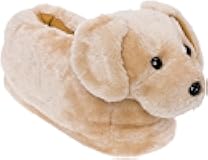 Fuzzy Dog Slippers for Women & Men, Funny, House Shoes, Animal, Cute Novelty, Great Mother's Day Gift for Mom, Wife, Daughter