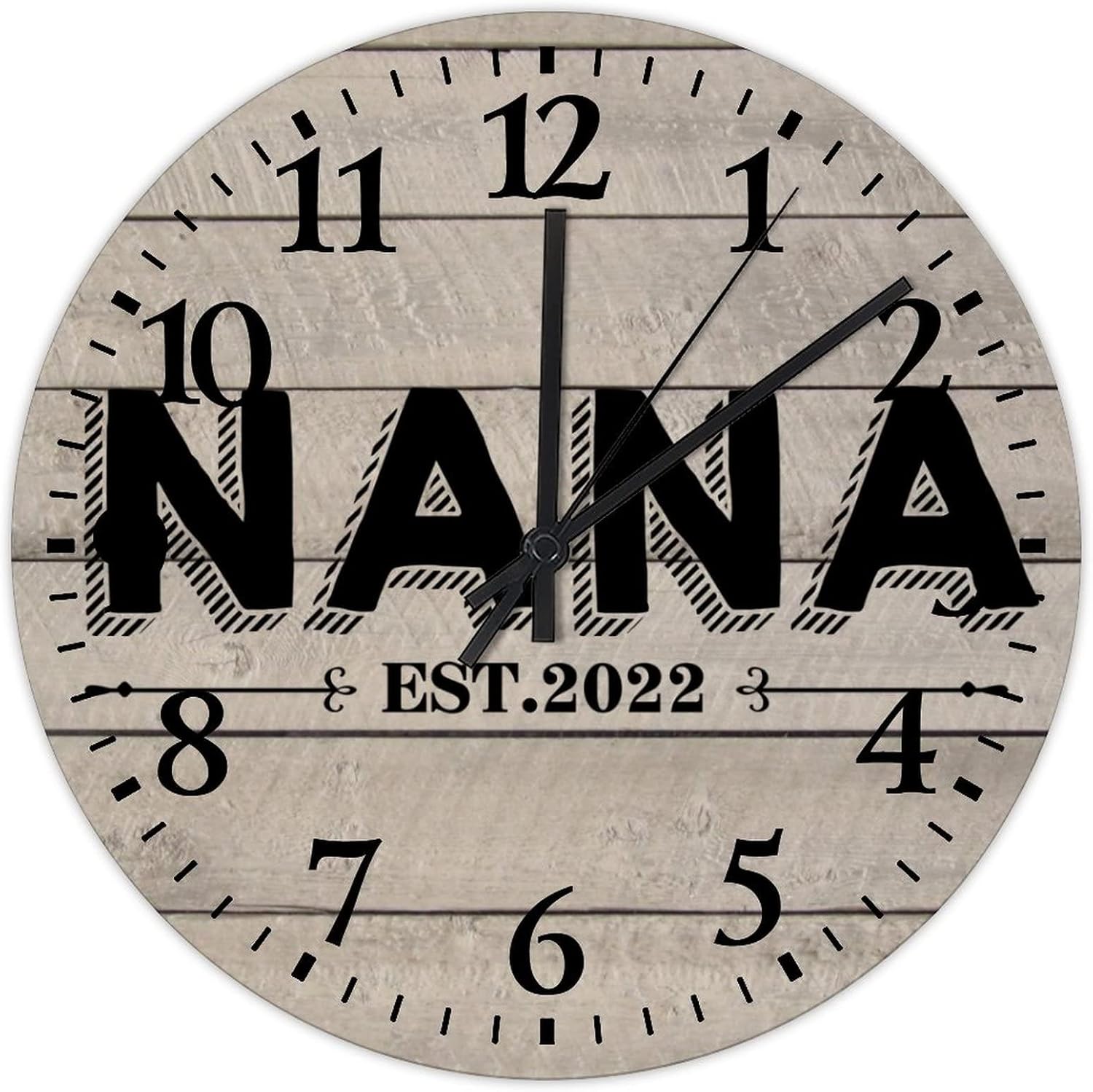 15 Inch Promoted to Nana Wooden Wall Clocks Quality Quartz