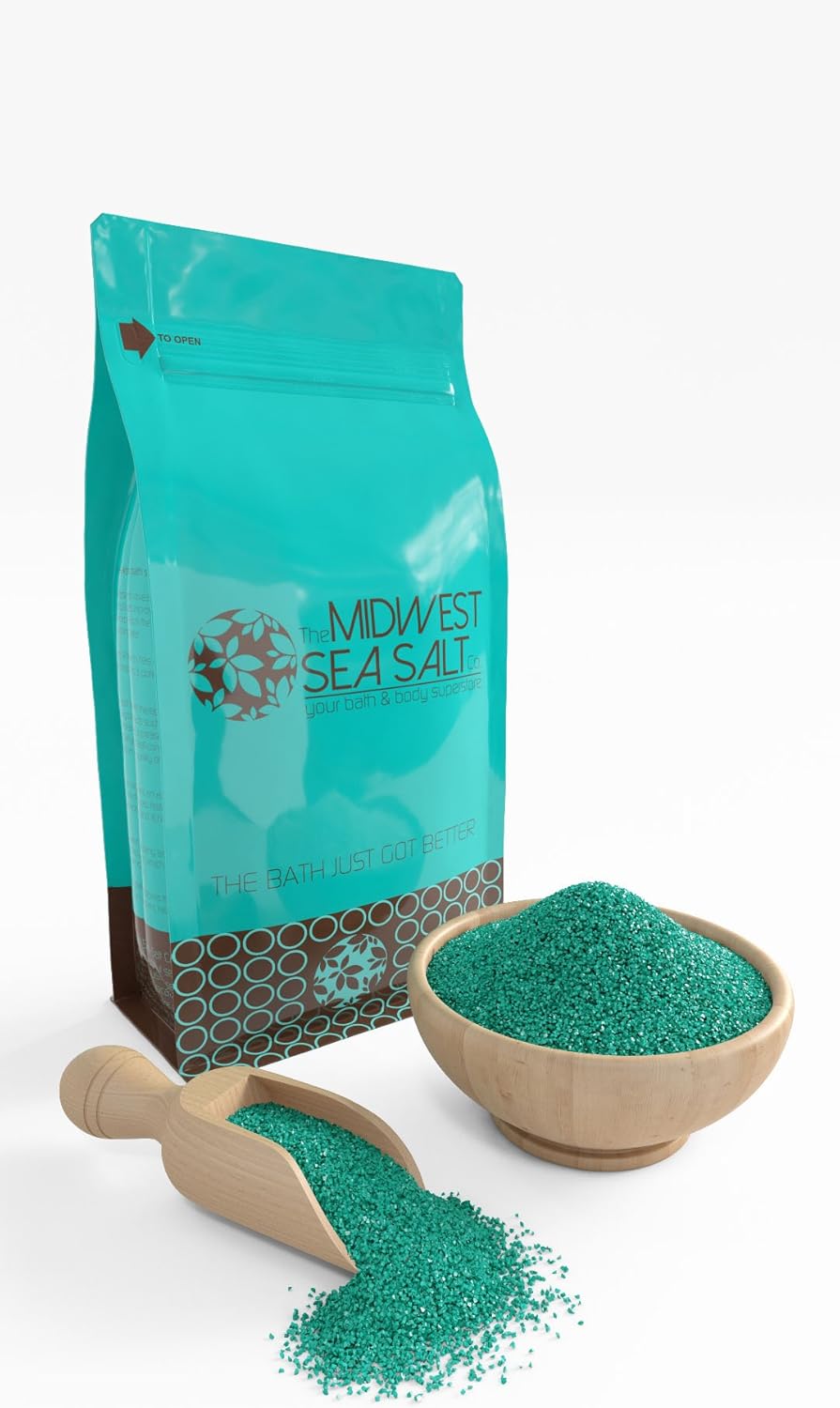 Green Tea Mediterranean Sea Epsom Salt Therapeutic Bath