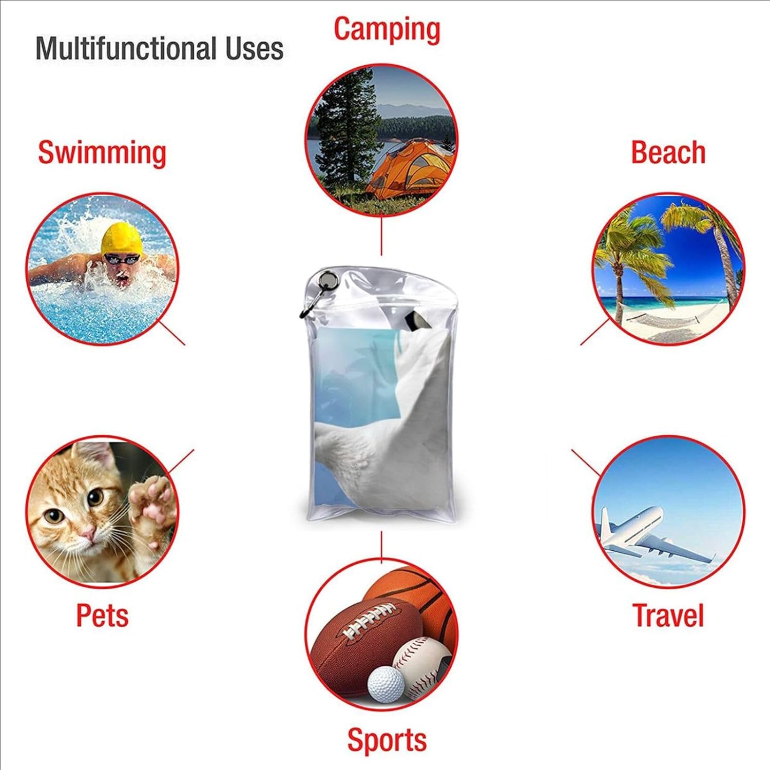 KHiry Microfiber Towel Beach Towels Peace Dove Quick Dry Towel Soft Lightweight Travel Towels Absorbent Large Easy Pack Travel Things Beach Blanket for Gym Sports Swimming