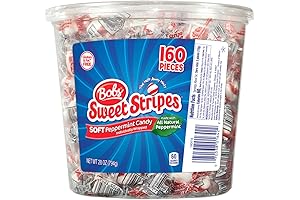 Brach's Bobs Sweet Stripes Peppermint Twist Candy