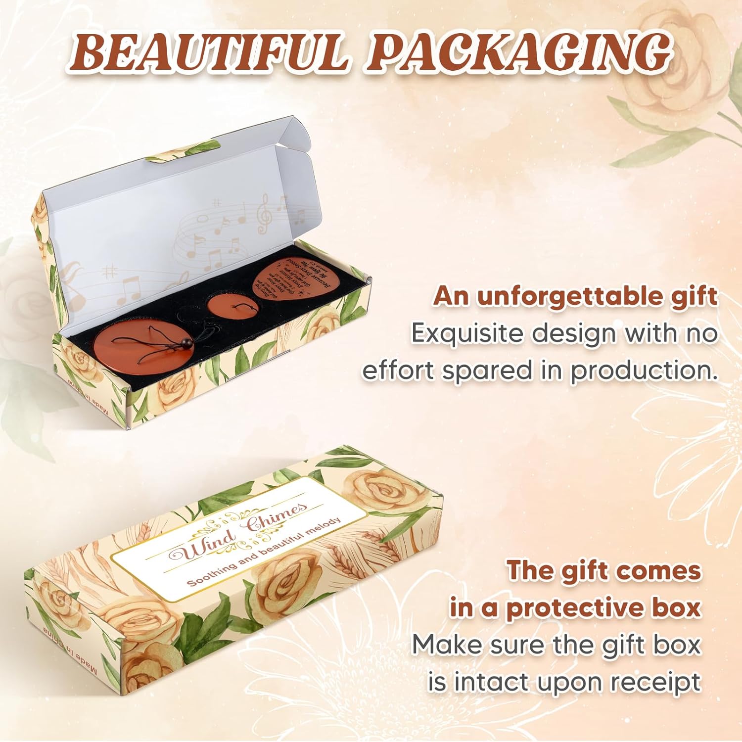 Wind Chimes with Tree of Life, Birthday Gifts for Women, Inspirational Religious Gifts for Woman, Christian Catholic Faith Gift Windchimes with Bible Verse, God's Blessing Decor Ornament Outside - Image 5