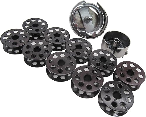 Miniatura 2 de CKPSMS Marca -1SET Gancho Rotativo & Bobbin CASE & BOBBINS #HSM-AM(3)+BC-DBM(1)-NBL 1PCS+18034B 10PCS Compatible conReemplazo para Mitsubishi Marca