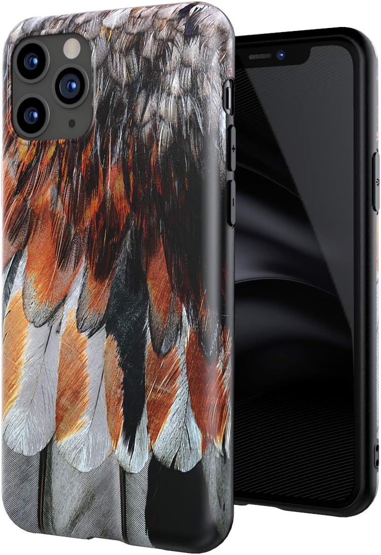 Attract Iphone 11pro ケース カバー Case デザイン2個 羽毛 おしゃれ 人気 かわいい おもしろ かっこいい Imd Tpu アイフォン ケース 傷防止 ソフト スリム軽量 レンズ保護 耐衝撃 指紋防止 スマホケース Iphone 11pro オレンジ色 Faz Co Zm