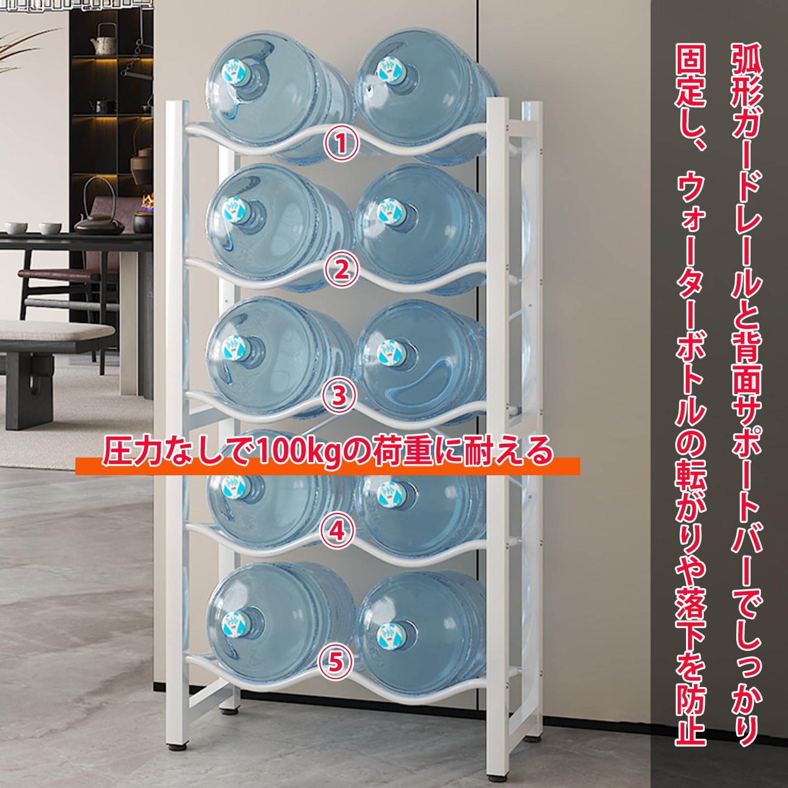 Amazon.co.jp: NOBBAT ウォータークーラージャグラック ホルダー