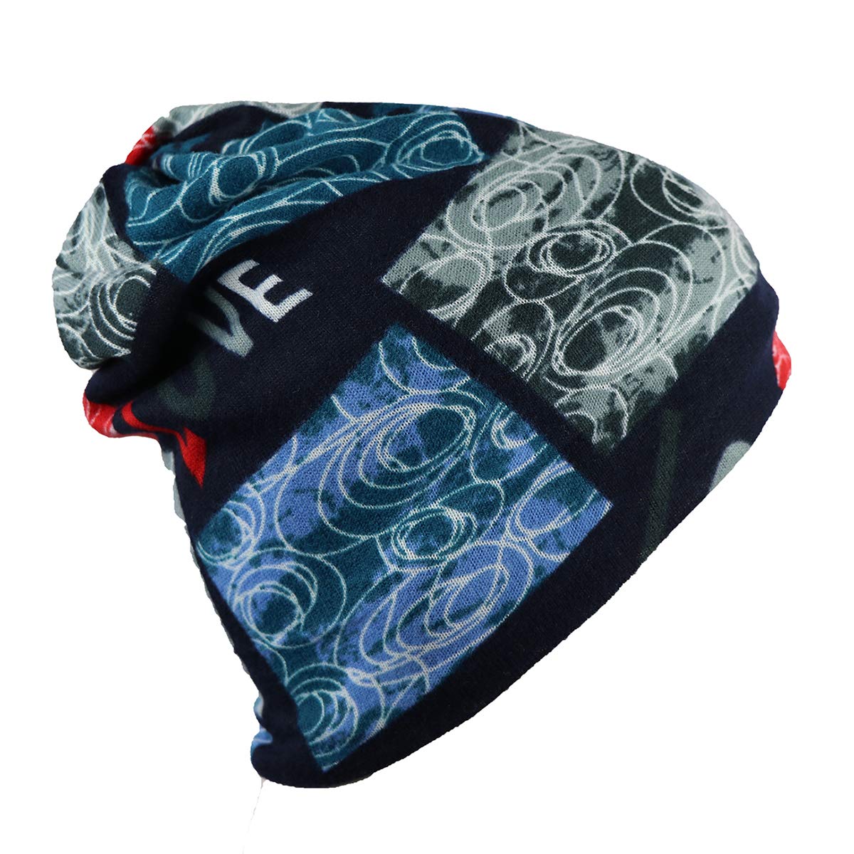 iSWEVEN Beanie Cap for Men and Women, Cotton Slouchy Beanie and Skull Cap for Summer, Winter, Autumn & Spring Season, Can be Used as a Helmet Cap Too - Free Size (7053A, Multicolor) (B07SQ35BGY) Amazon Price History, Amazon Price Tracker