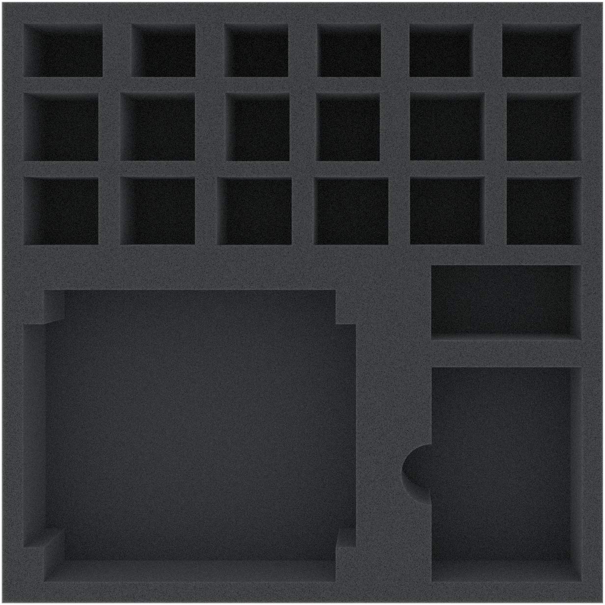 Feldherr Vassoio In Schiuma Su Misura Per Gioco Da Tavolo Ghostbusters, Set Da 3 Pezzi, Made In Germany, 280x280x105 Mm