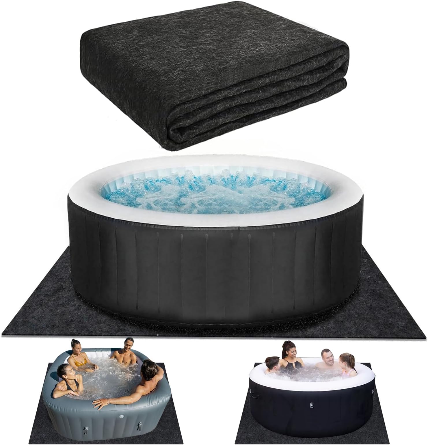 Hot Tubs Mat, AboveGround Pool Protector Mat, Large