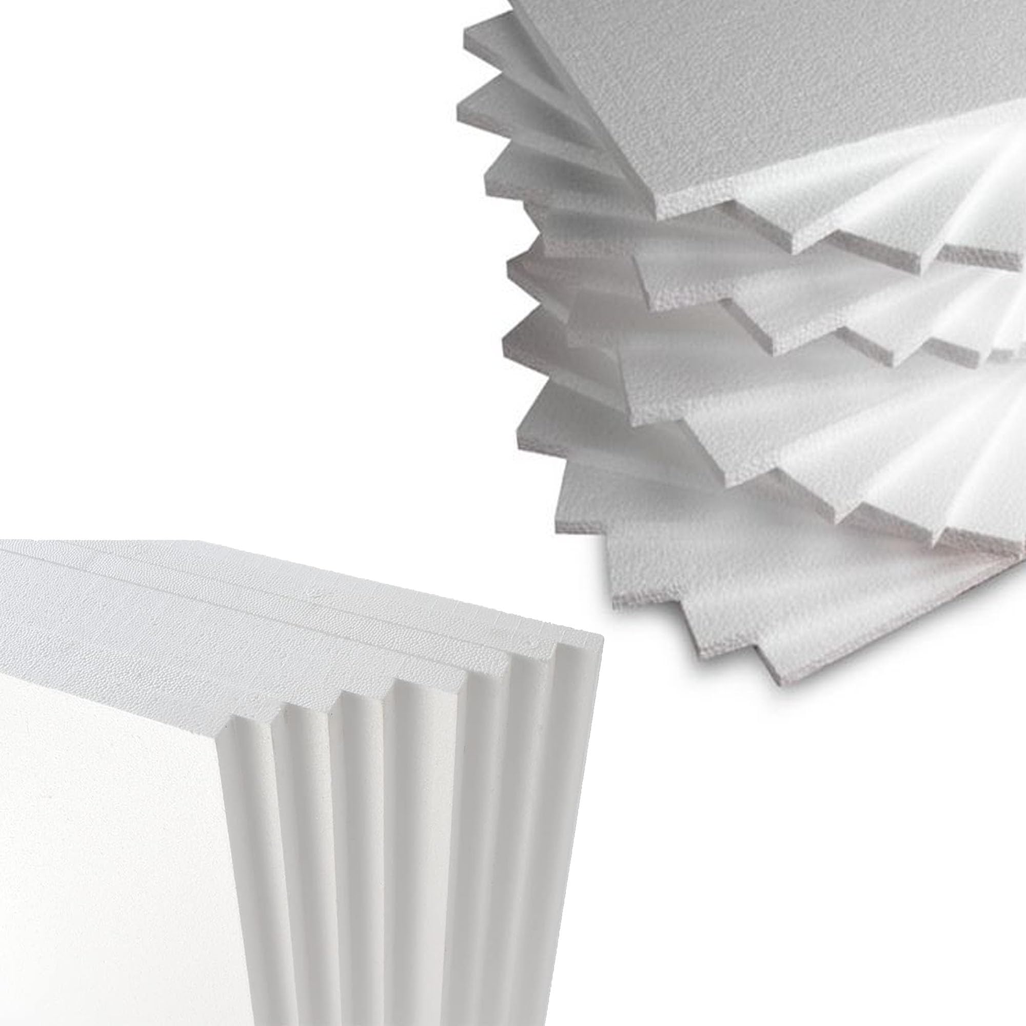 Produktbild von 40 X POLYSTYROL EPS SCHAUM PACKBLÄTTER 600x400x10mm