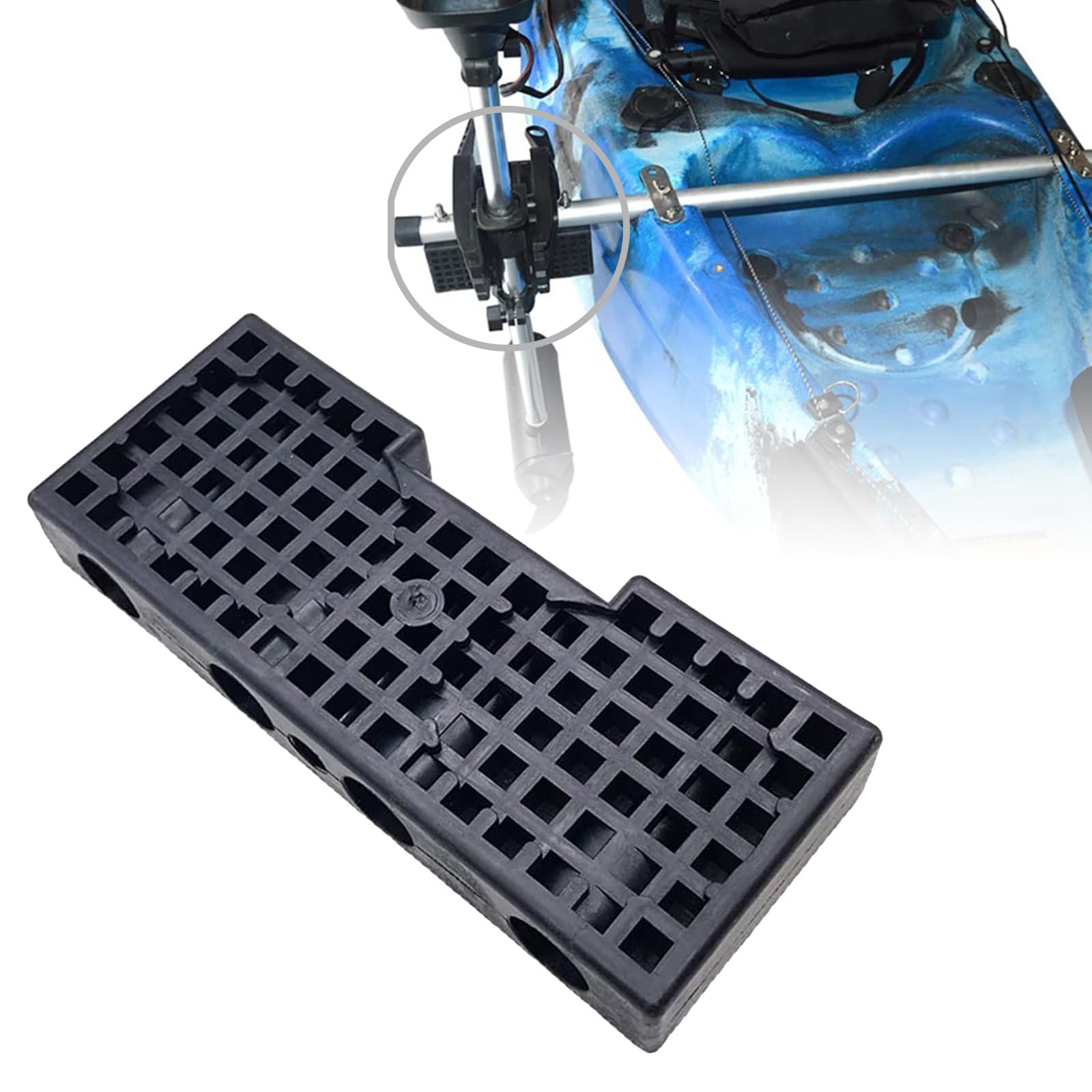 Support De Montage Pour Moteur De Pêche à La Traîne Pour Kayak, Bateau De Pêche, Outil De Support Pour Bateau, Aviron Durable