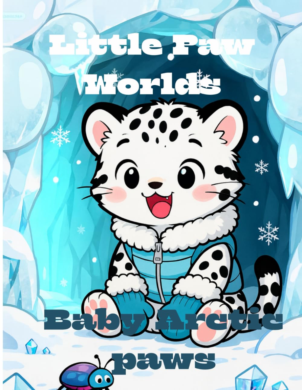 Little Paw Worlds: Baby Arctic Paws: 40 Cute Kawaii Arctic Animal Coloring Pages for Kids Ages 3–8