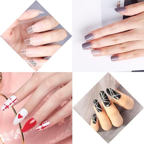 Miniatura 5 de 1Pcs Dual-ended Nail Design Brush Rhinestone Handle UV Gel Nail Brush Professional Nail Art Tools