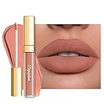 Depuplum Nude Lipstick Matte for Women Superstay Long Lasting Brown Lipstick Smudgeproof Liquid Lipsticks Cruelty Free Lip Makeup (DM27 Rosy Nude)