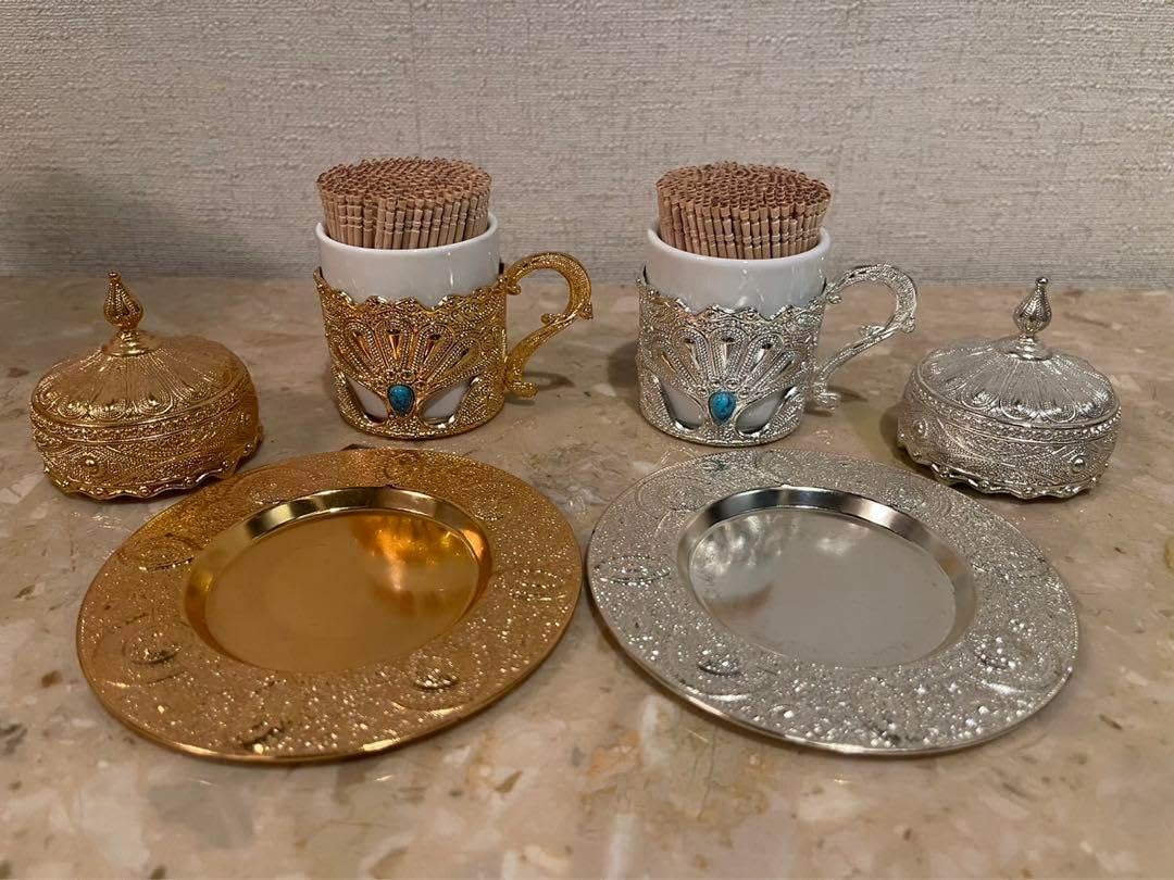 6個セット小物入れ ジュエリーケース 爪楊枝入れ 🏏 砂糖 クリープ