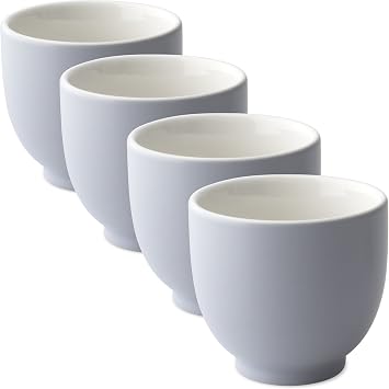 FORLIFE Q Tea Cup Satin Finish Set of 4 7 oz./207ml., Lavender Mist