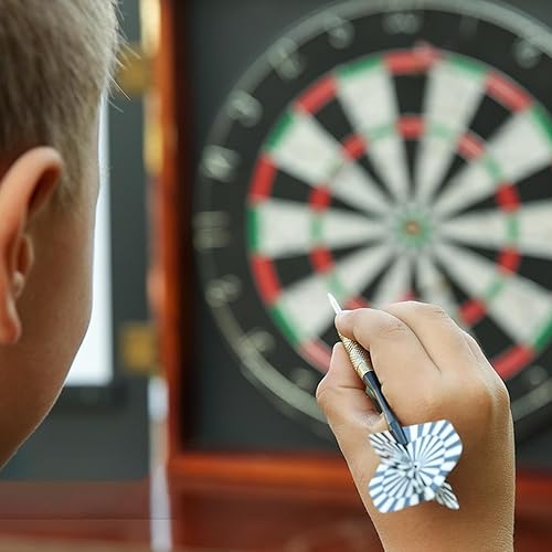 Miniatura 7 de KALIONE Paquete de 30 ejes de dardos, ejes de dardos multicolor para punta de acero, accesorios de dardos de rosca de aluminio 2BA, kit de repuesto