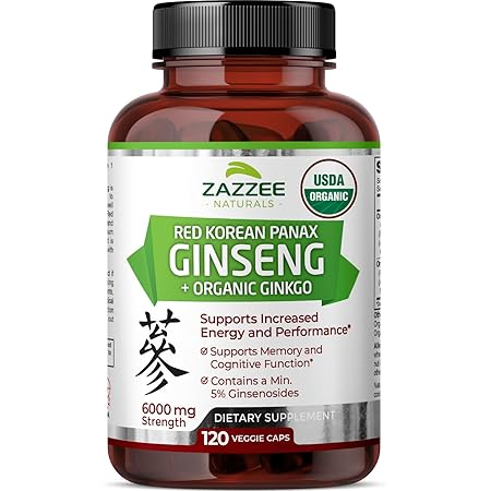 Amazon.com: Korean Red Ginseng Extract (Panax Ginseng Root), 2250mg Per ...