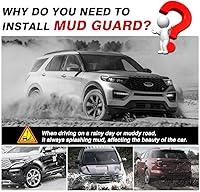 Vista 2 de Autorder Mud Flpas Splash Guards for Ford Explorer 2020 2021 2022 2023 2024 2025 Accessories Mudflap Fender Flares Front and Rear Mud Guard Set 4PCS