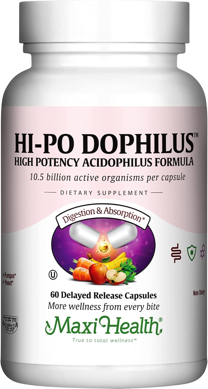 Buy Maxi Health HiPo Dophilus Probiotic Supplement Lactobacillus