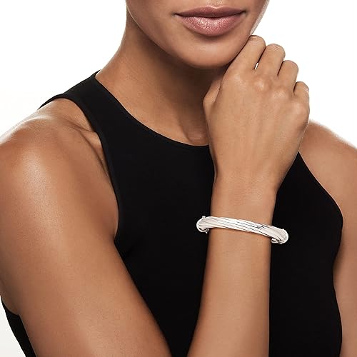Miniatura 2 de Ross-Simons Italian Twisted Oval Bangle Bracelet