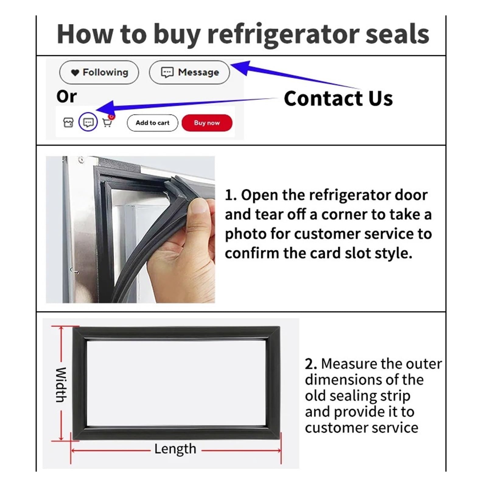 Junta magnética de la puerta del refrigerador de la venta del arreglo for requisitos particulares de 3m for el refrigerador del hogar