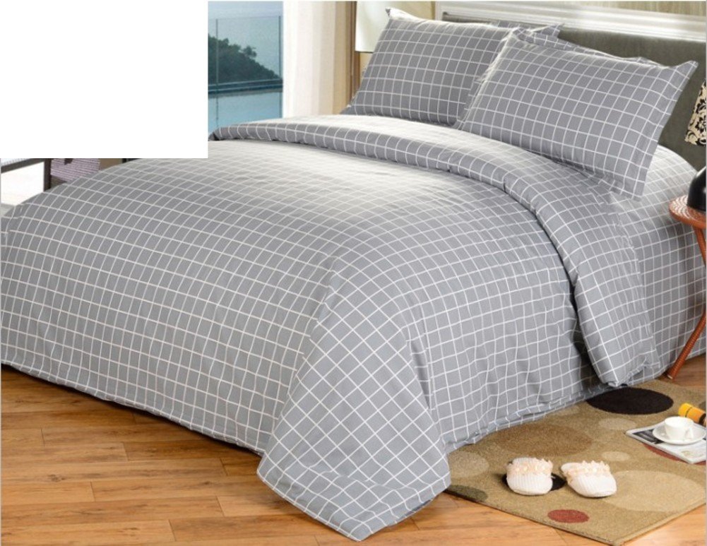 Drap de lit pastoral 200x230cm épais anti-plis pour éliminer l'inconfort des nuits fraîches