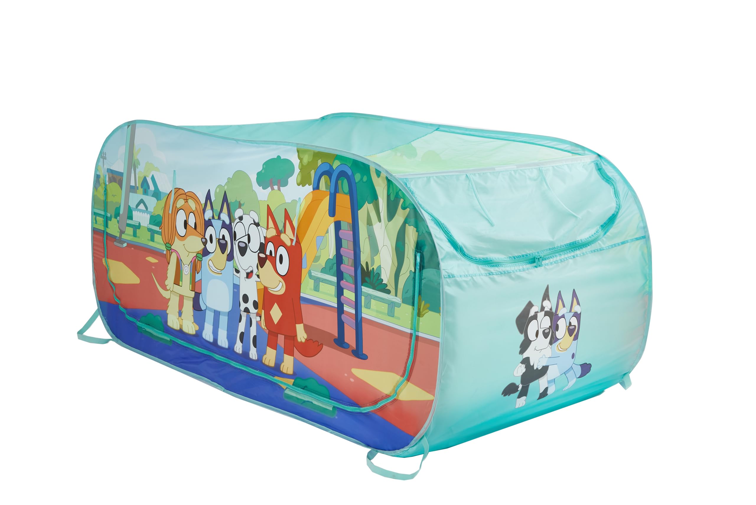 Bluey 2 in 1 Kids Pop Up Play Tent and Twin Bed Tent for Pretend and Imaginative Play : Toys & Games