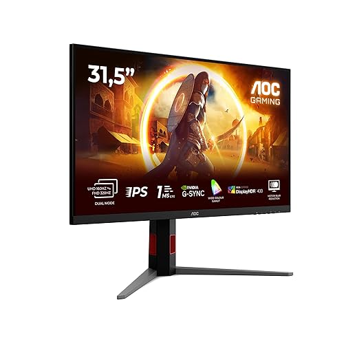 AOC Moniteur U32G4U 31.5 Pouce 160Hz Fast IPS Dalle, 1ms