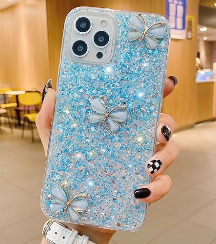 Miniatura 6 de LXXZBC for Samsung Galaxy A32 5G Case Fashion for Women Girls Design Cute 3D Butterfly Fancy Bling Glitter Soft Slim Silicone Cover with Crystal