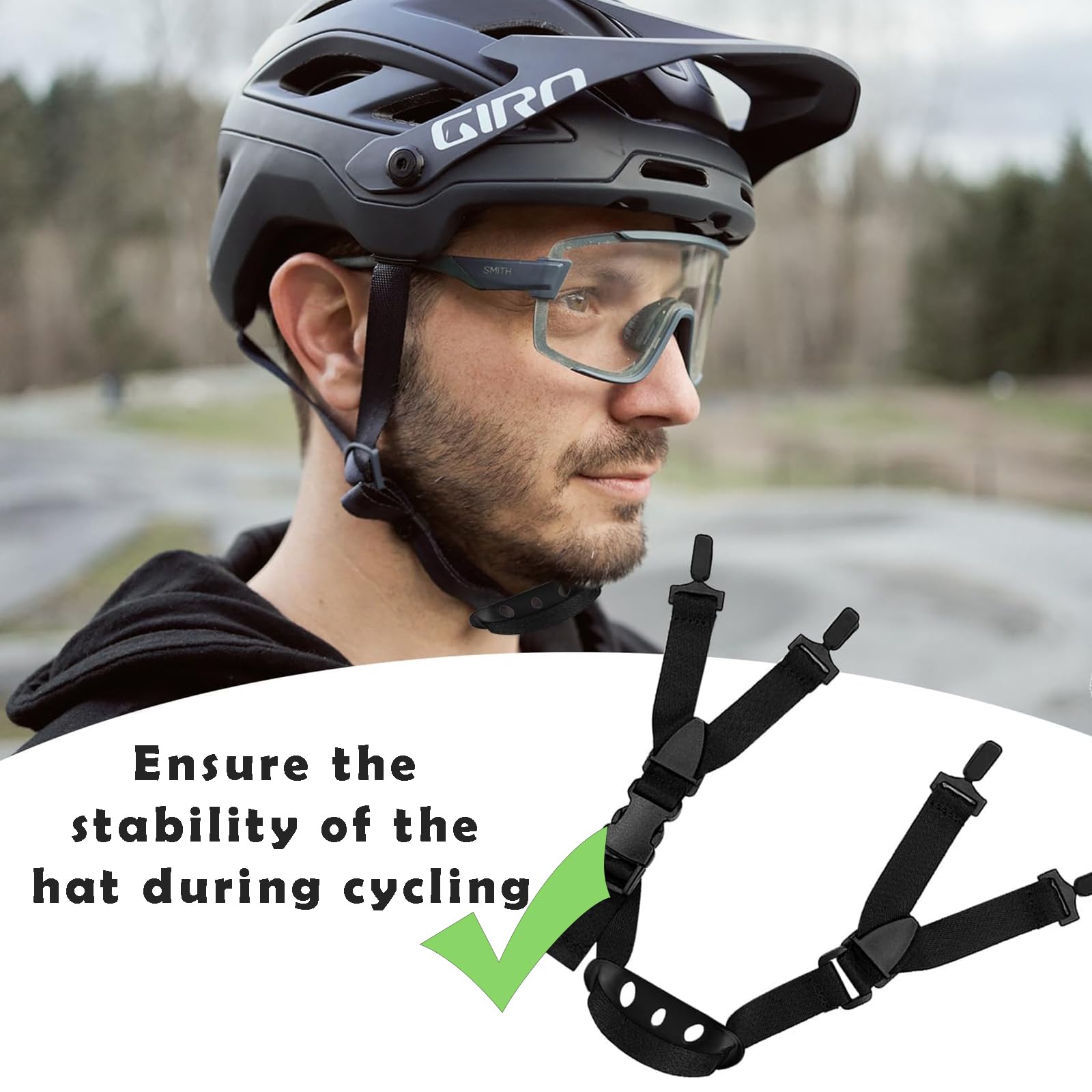 Universeller Schutzhelm Kinnriemen,2 PCS Sicherheitshelm Kinnriemen Elastischer Kinnriemen Bauhelm Kinnriemen Chin Protection Abnehmbarer Kinnriemen Helm Zubehör für Unteren Kiefer Helms