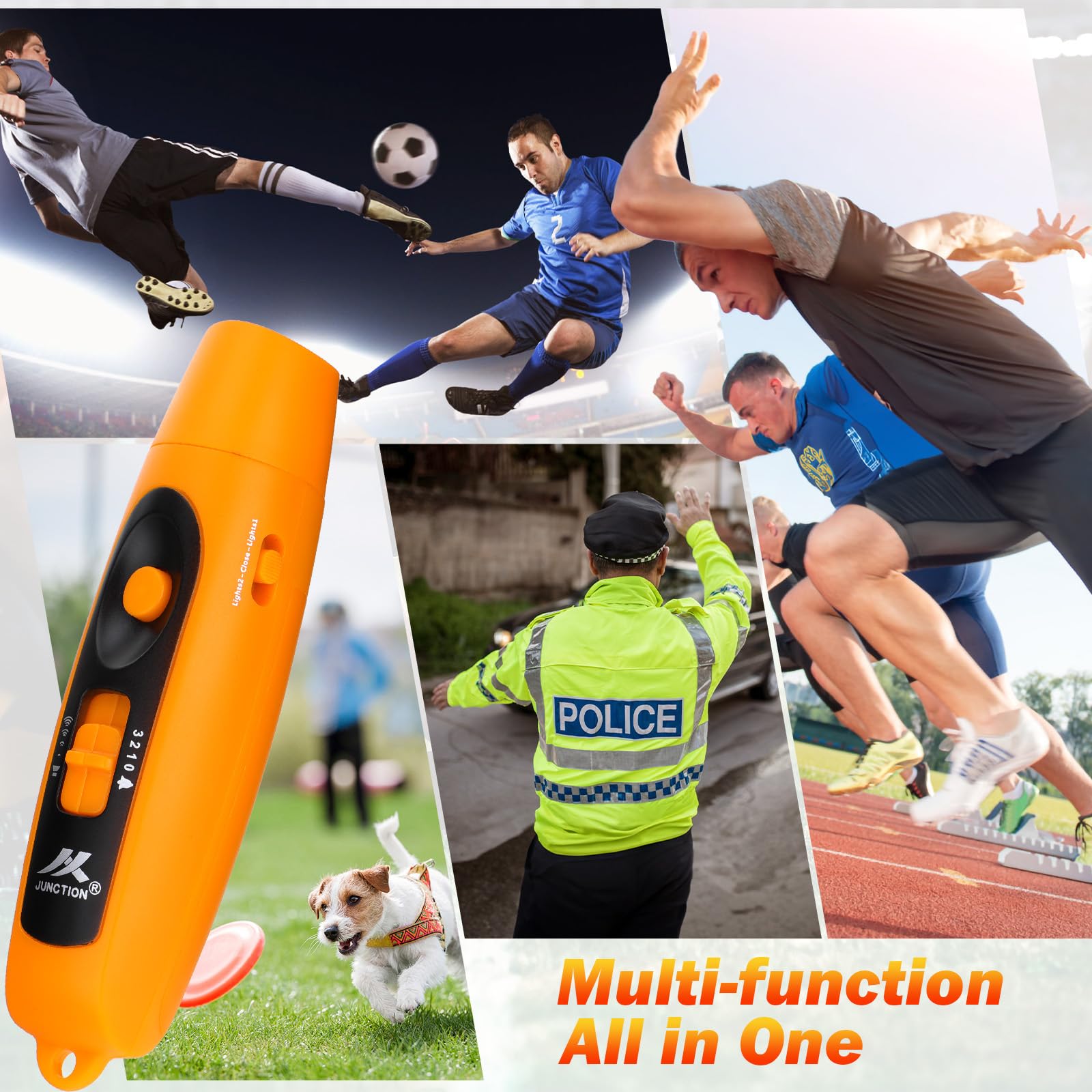 Shipenophy sifflet d'arbitre Sifflet Crasp son léger Portable réglable sifflet de sport