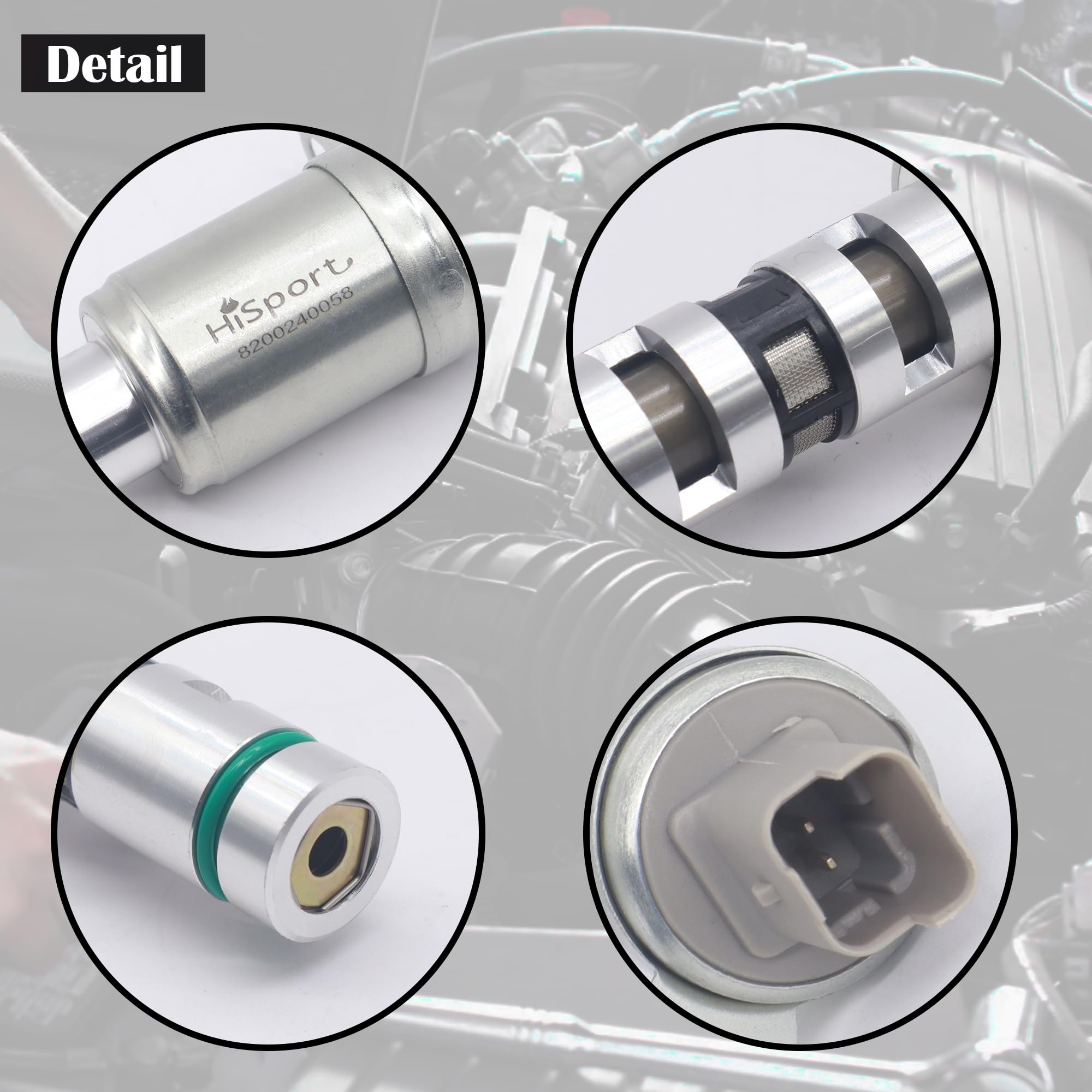 Valvola di controllo dell'albero a camme, 8200240058, compatibile con Clio III Fluence Megane II Twingo II, valvola solenoide a camme, albero a camme, valvola di controllo regolabile
