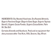 Vista 4 de Justin's Chocolate con avellanas y mantequilla de almendras, cacao orgánico, sin revuelta, sin gluten, de origen responsable, tarro de 16 onzas