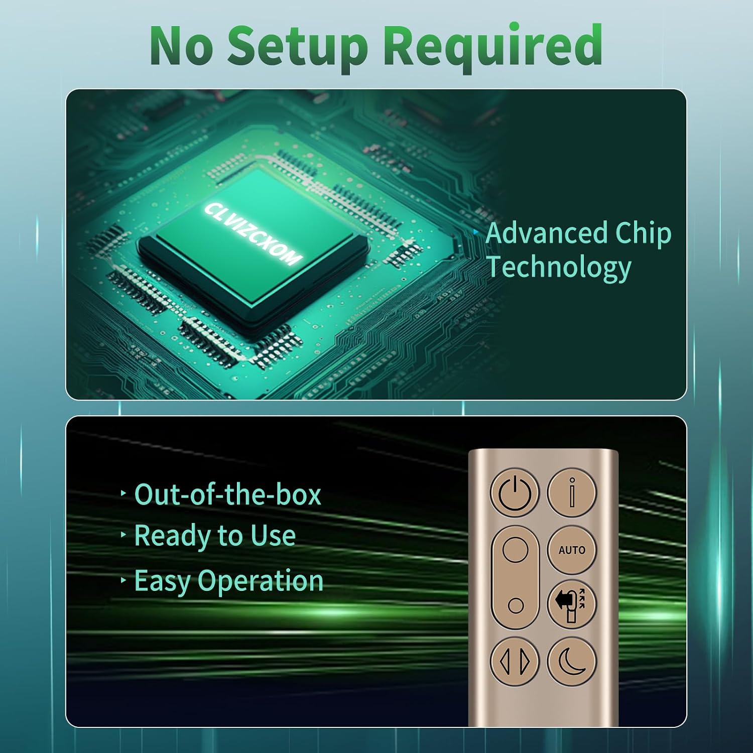 New Replacement Remote Control fit for Dyson DP04 TP04 TP06 TP07 TP7A TP09 Pure Humidify+Cool Cryptomic Fan (Only for Gold, with Battery)
